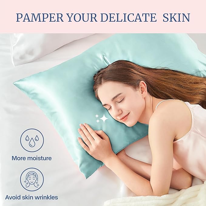 BEDELITE Satin Pillowcase for Hair and Skin, Super Soft Similar to Silk Pillow - Image 3