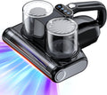 Mattress Vacuum Cleaner, 16Kpa Bed Vacuum Cleaner with 253.7nm UV-C Light & Heating & Ultrasonic Quintuple Tech & 30000 RPM/Min Brushroll Rotation, 500W, Corded