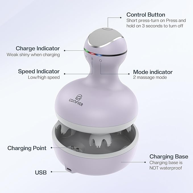 COMFIER Electric Scalp Massager - Image 5