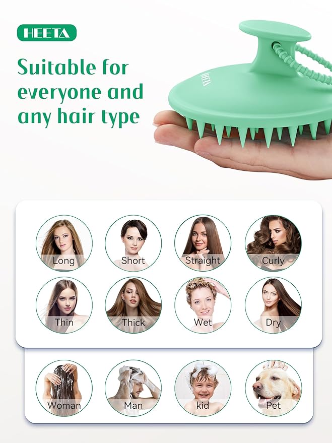HEETA Scalp Massager Shampoo Brush - Image 7