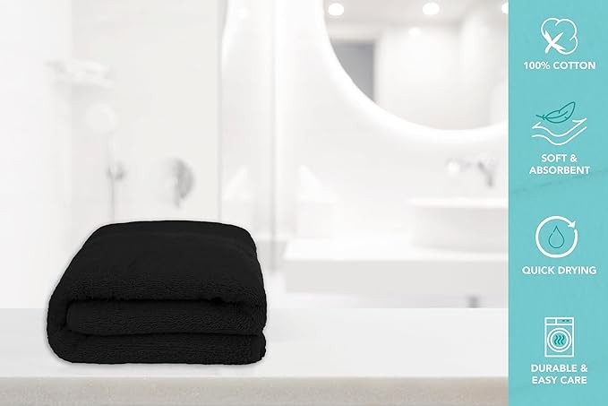 Medium Bath Towels Pack of 6 – 24x48 Inches – Soft, Quick Dry & Highly - Image 7