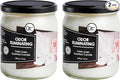 Fresh Linen Two Pack Odor Eliminating Highly Fragranced Candle by DiannesCustomCandles
