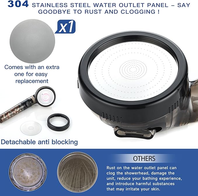Filtered Shower Head with Handheld - Image 6