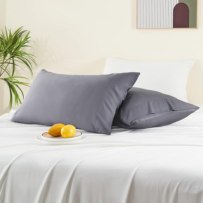 BEDELITE King Size Pillow Cases Set of 2, Rayon Derived from Bamboo, Cooling - Image 8