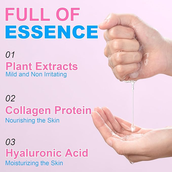 VESPRO 100 Pack Collagen Essence Sheet Facial Masks, Bulk Face Masks Skincare - Image 3