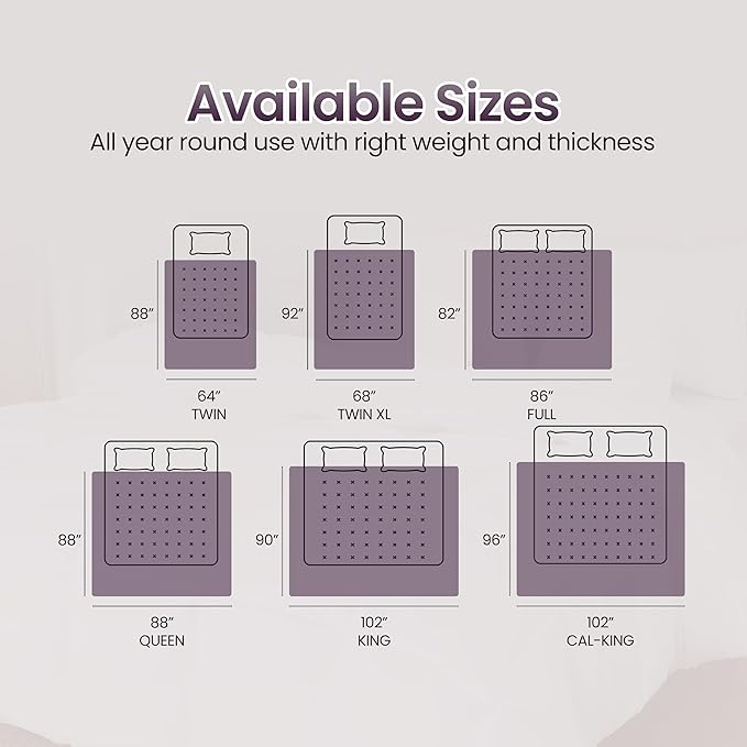 Utopia Bedding Queen Comforter Duvet Insert, Quilted Plum Comforter - Image 7