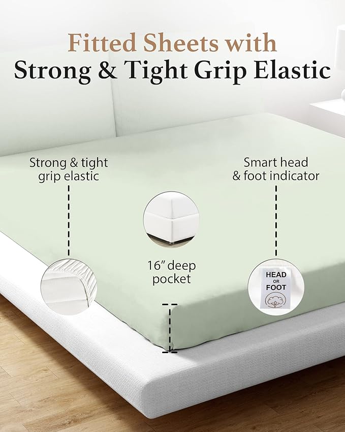 Good Sleep Bedding XL Twin Sheets Fitted - Image 4