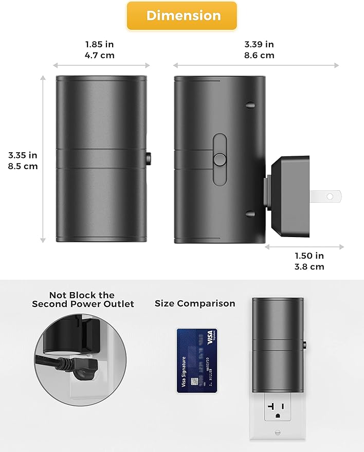 L LOHAS LED Night Light, Bright Night Light, Night Lights Plug into Wall - Image 4