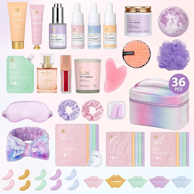 36 Pcs Mother's Day Gift, Hydrating Skin Care Kit, Bath and Body Gift Set - Image 2