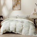 OAITE Duvet Cover Set Twin Size Floral Pattern Ultra Soft 100% Cotton Duvet by OAITE
