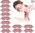 12PACK Silky Sleep Masks Satin Eye Mask Silk Eyes Cover by WJingYiJia