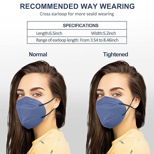 HUHETA KN95 Face Masks for Adults, Packs of 30 KN95 Mask - Image 4