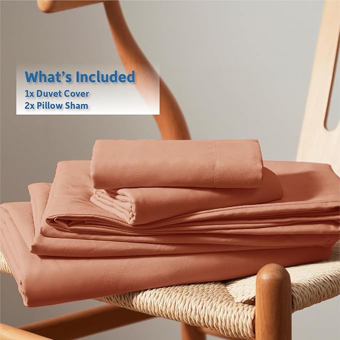 Nestl Rust California King Duvet Cover Sets - Image 9