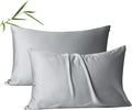 2 Pack Cooling Pillow Cases, Viscose Derived from Bamboo Pillow Protectors King by ShunjieHome