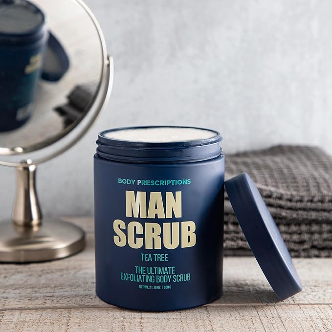 Body Prescriptions Men’s Exfoliating Body Scrub – Ultimate Skin Cleansing Wash - Image 4