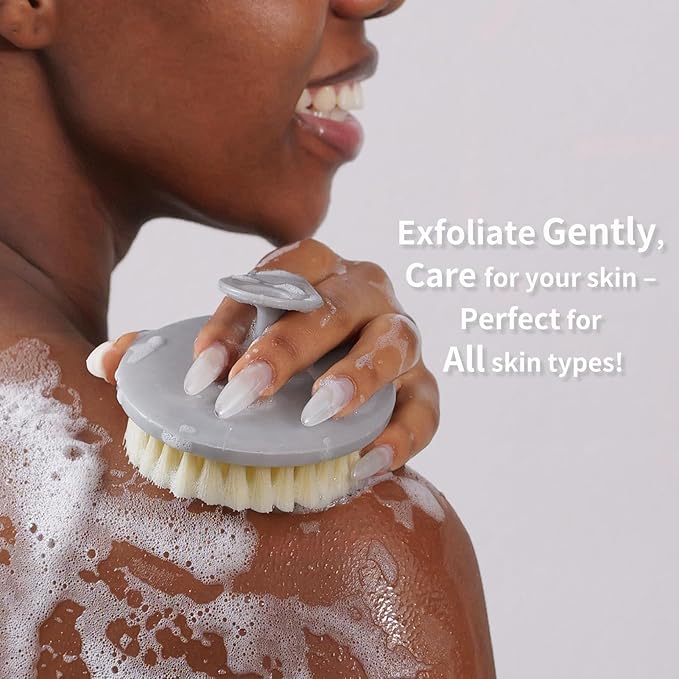 Body Scrubber 4 Pack, BEAUTAIL Gentle Exfoliating Shower Bath Brush, Soft - Image 3