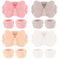 CAVETEE Spa Headband for Washing Face, 4 Pack Fuzzy Skincare Cute Butterfly by CAVETEE