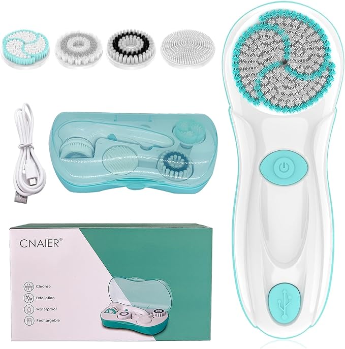 Facial Cleansing Brush, Electric Face Scrubber - Image 7