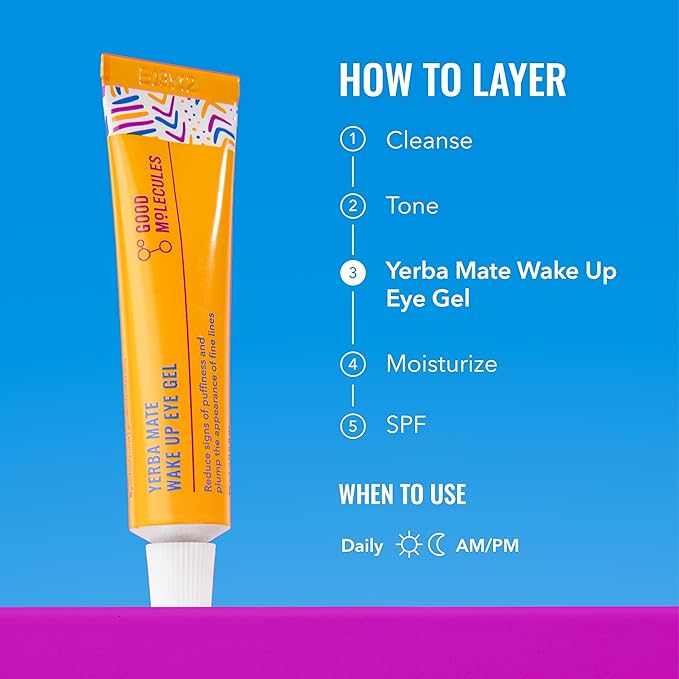 Good Molecules Yerba Mate Wake Up Eye Gel Pack 2 – 15 ml Each | Hydrating Under - Image 5