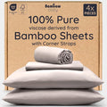 Bambaw 100% Viscose Derived from Bamboo Sheets King Size Set – 4pcs Luxury Bed by Bambaw