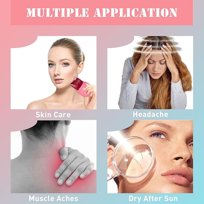 Ice Roller and Gua Sha Set for Face, Eyes and Neck - Image 4