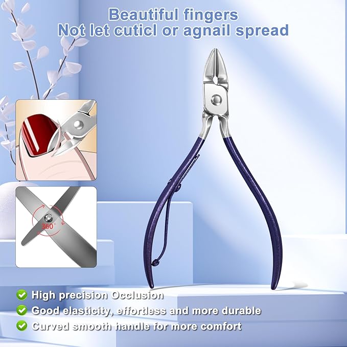 30Pcs Manicure Pedicure Kit，Nail Clippers Kit Professional and Stainless Steel - Image 5