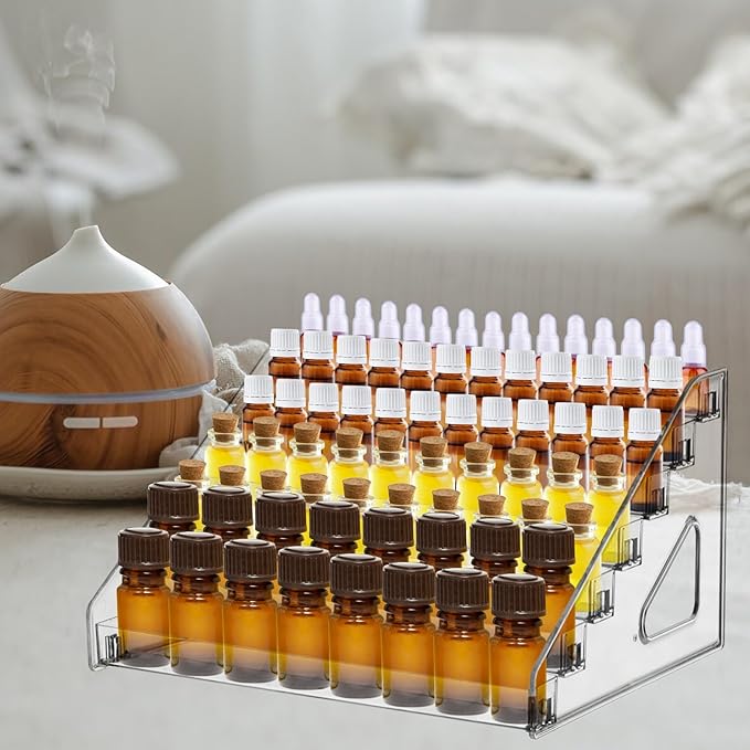 YEXEXINM 2 Pack 7 Tier Essential Oil Organizer, Essential Oil Storage Shelf - Image 7