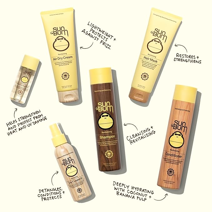 Sun Bum Revitalizing Deep Conditioning Hair Mask - Image 4