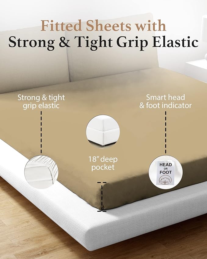 Good Sleep Bedding Queen Fitted Sheet - Image 4
