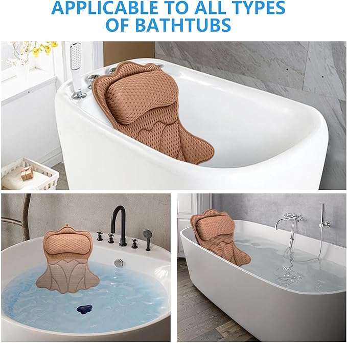 REEZEIVI Bath Pillows for Tub, Bath Pillow - Image 7