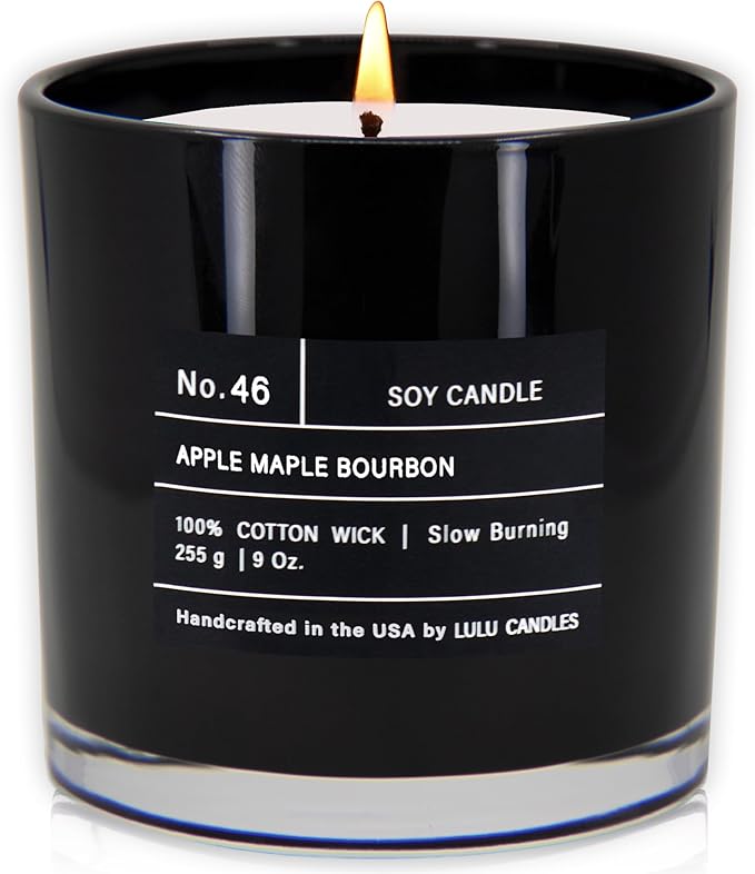 Lulu Candles | Apple Maple Bourbon Candle | Smells Like Fall | Luxury Scented by LULUCANDLES