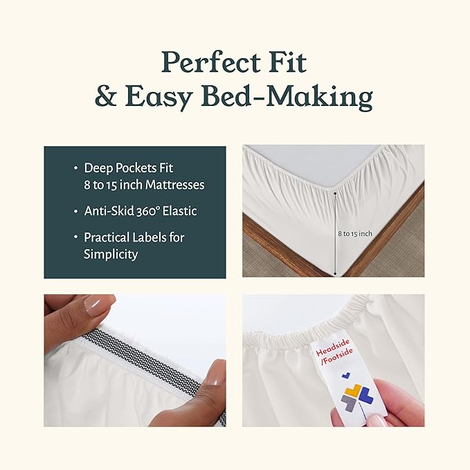 California Design Den 2-Pack King Size Sheets Set - Image 5