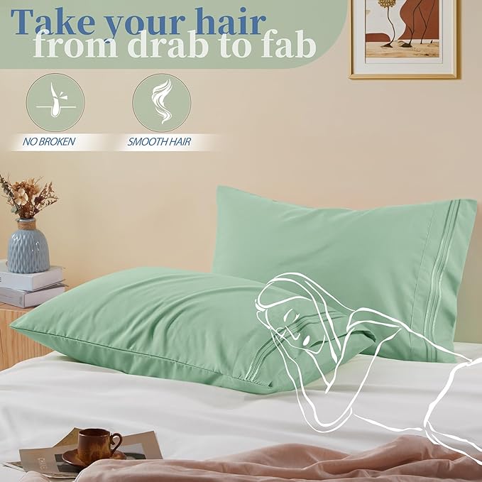 Vonty 2 Pack Standard Pillow Cases - Image 5