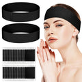 Noverlife 100PCS Disposable Spa Facial Headbands, Stretch Soft Skin Care Hair by Noverlife