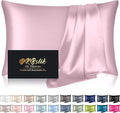 Silk Pillowcase for Hair and Skin, Mulberry Silk Pillow Cases Queen Size by HOME