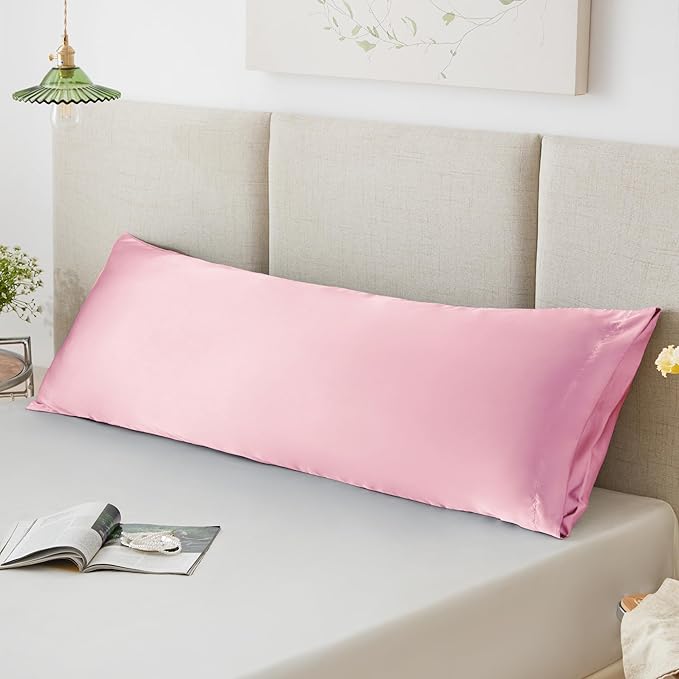 Love's cabin Satin Body Pillowcase 20x54, Cooling Pillow Cover - Image 7