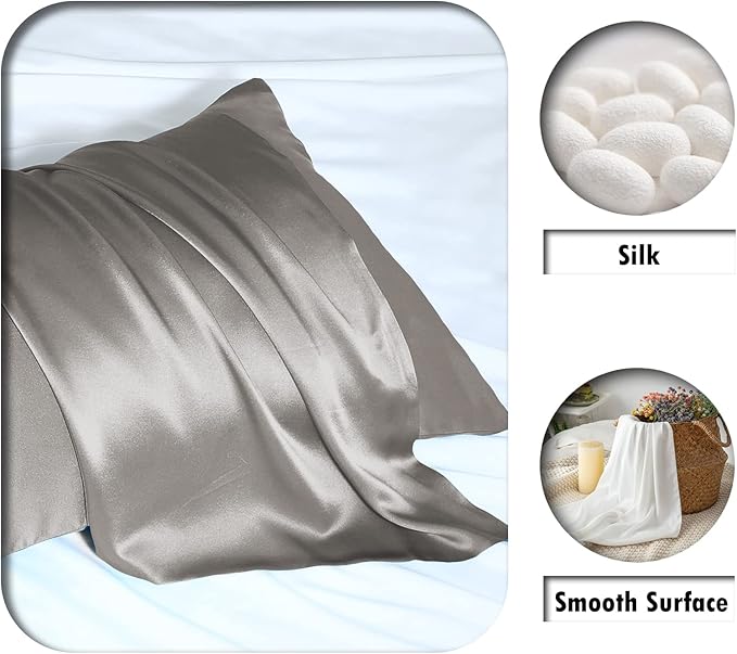 Natural Mulberry Silk Pillowcase - Image 2