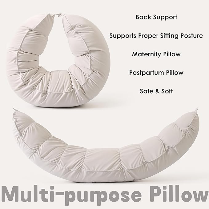 Peallow – Long Round Body Pillow - Image 7