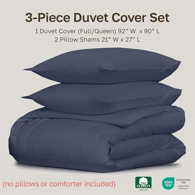 California Design Den 3 Pc Full/Queen Duvet Cover Set - Image 5