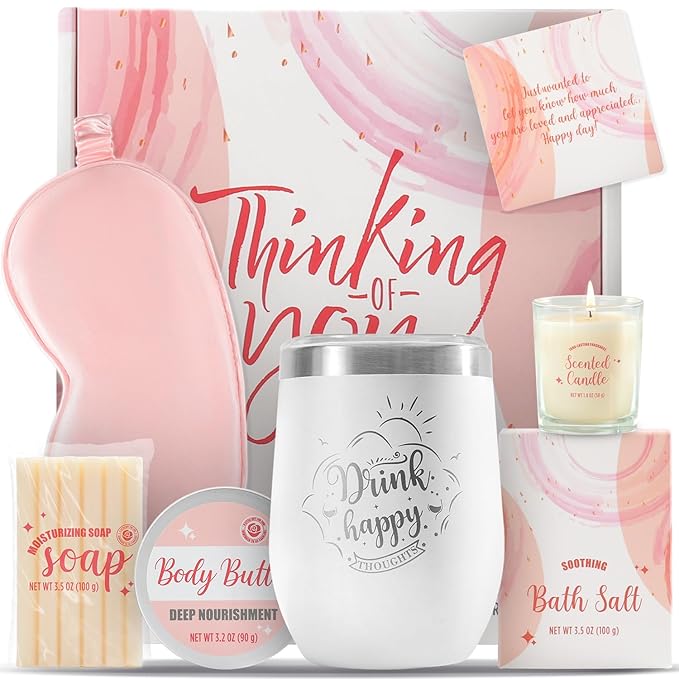 Gifts for Women Bath & Body Rose Spa Gift Sets for Birthday, Self Care Kit for - Image 7
