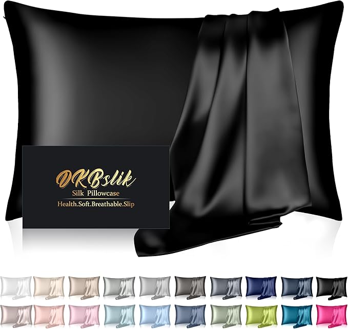Mulberry Silk Pillow Cases Standard Size, Silk Pillowcase by HOME