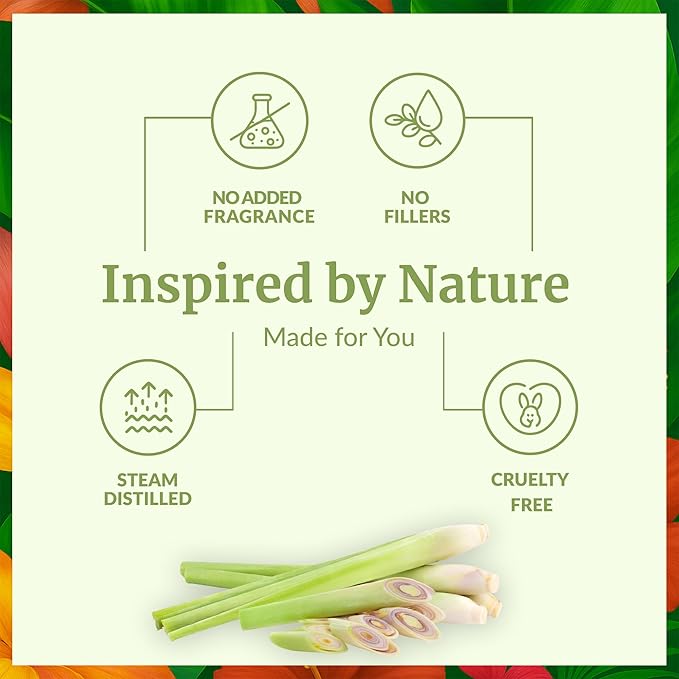 SVA Lemongrass Essential Oil – 4 Fl Oz – 100% Natural Lemongrass Oil - Image 3