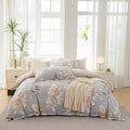 OAITE Duvet Cover Set King Size Floral Pattern 500 Thread Count Ultra Soft 100% by OAITE