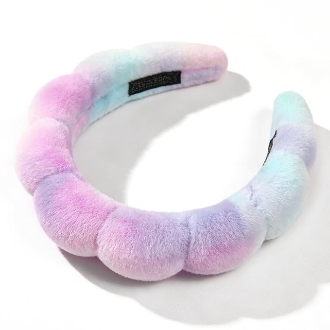 Ayesha Spa Headband for Washing Face Sponge Makeup&Skincare Headband Soft Fuzzy - Image 5