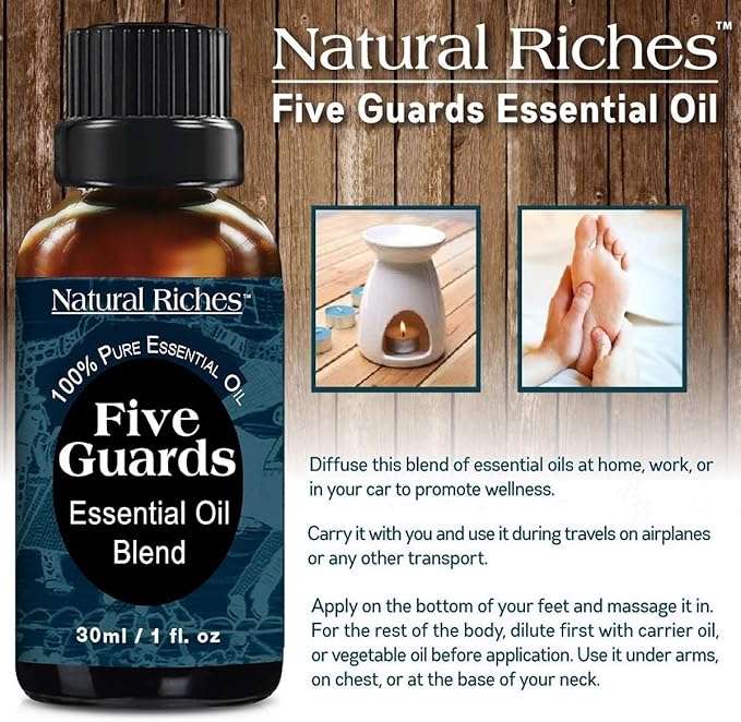 Natural Riches Five Guards Essential Oil Blend - Image 3