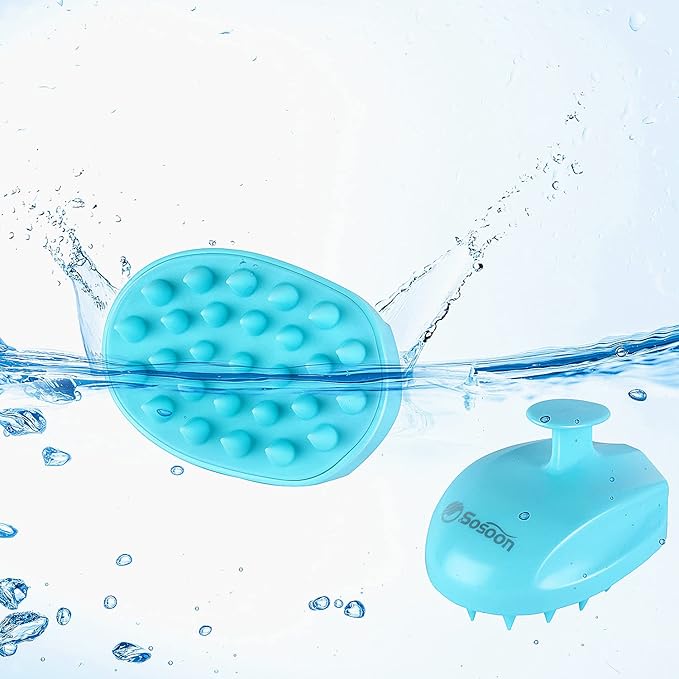 Scalp Massager Shampoo Brush, Hair Scalp Scrubber Shower Hair Brush Head - Image 3