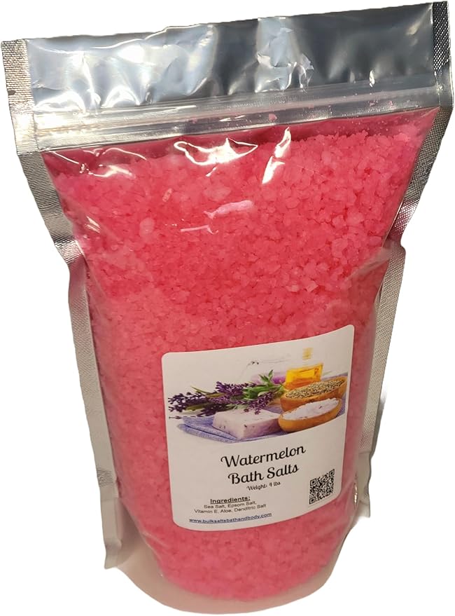 Bath Salts | 4lb Bag | Choose Your Scent | Epsom Salt | Sea Salt| Bathing | by Bulk+Salts+Bath+%26+Body