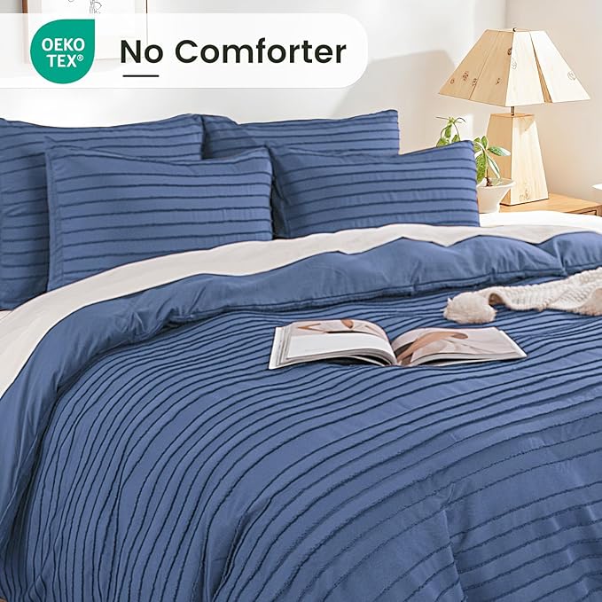 NEXHOME PRO Duvet Cover Queen, 3 Pieces Boho Tufted Duvet Cover Set, Soft and - Image 3