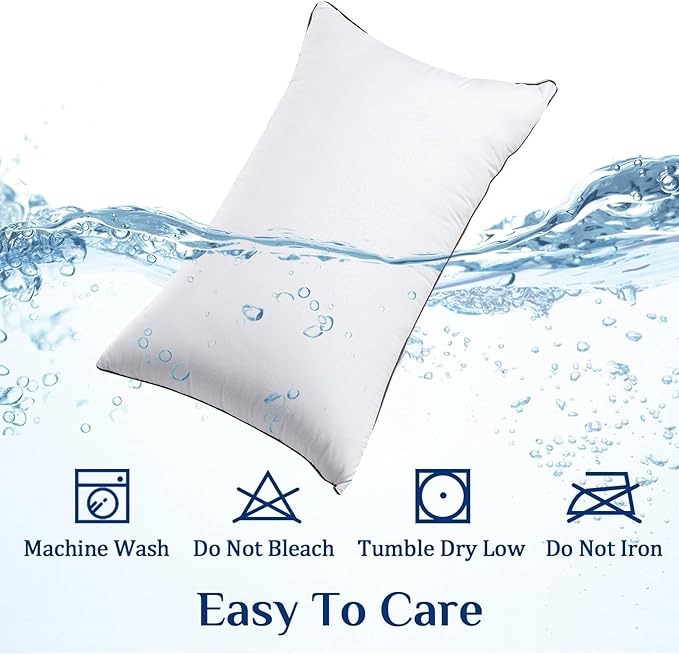 JOLLYVOGUE King Size Pillows Set of 2 - Image 7