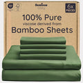 Bambaw 100% Viscose Derived from Bamboo Queen Sheet Set 6 Piece, Queen Size by Bambaw